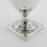 Georgian Sterling Silver Pedestal Muffineer Sugar Caster 1802 London Antique