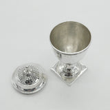 Georgian Sterling Silver Pedestal Muffineer Sugar Caster 1802 London Antique