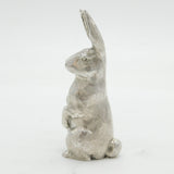 Cast Sterling Silver Dancing Hare Figurine Ornament Vintage 1973 London