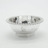 Georgian Sterling Silver Floral Pattern Wine Strainer Bowl c1780 Antique London