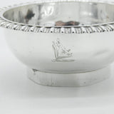 Georgian Sterling Silver Floral Pattern Wine Strainer Bowl c1780 Antique London