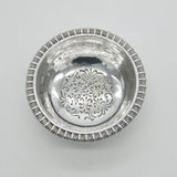 Georgian Sterling Silver Floral Pattern Wine Strainer Bowl c1780 Antique London