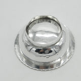 Georgian Sterling Silver Floral Pattern Wine Strainer Bowl c1780 Antique London