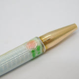 Victorian 9ct Yellow Gold & Guilloche Enamel Propelling Pencil Antique c1890s