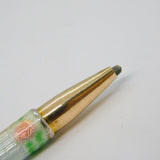 Victorian 9ct Yellow Gold & Guilloche Enamel Propelling Pencil Antique c1890s