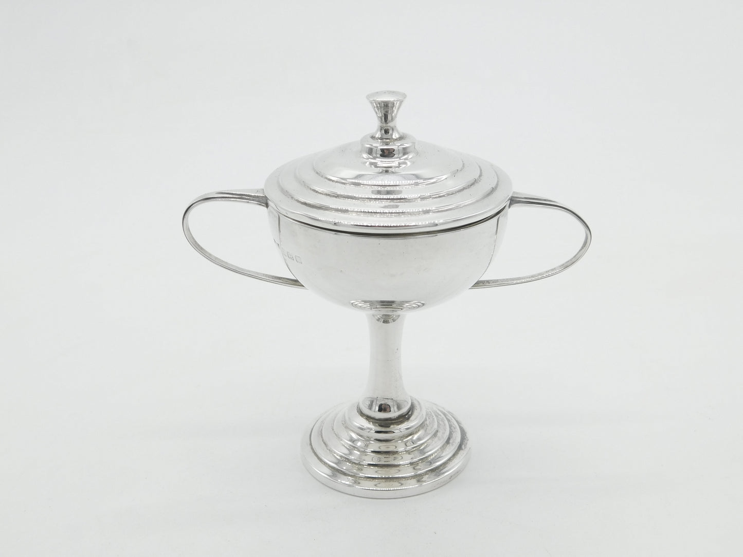 Sterling Silver Art Deco Lidded Trophy Cup 1934 Birmingham Antique