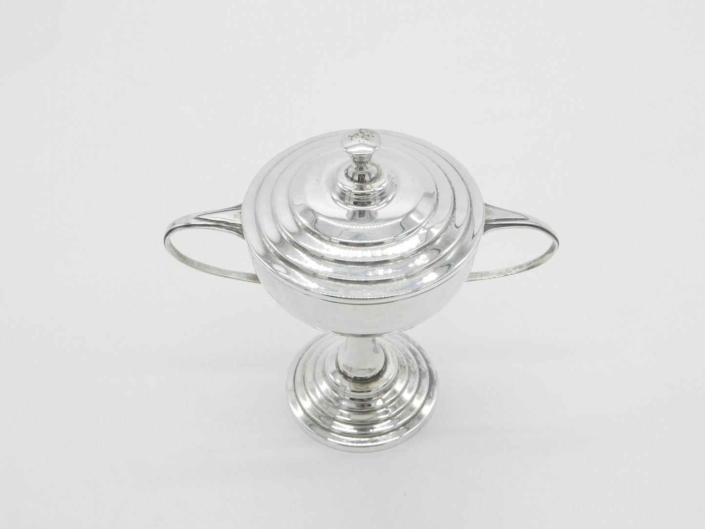 Sterling Silver Art Deco Lidded Trophy Cup 1934 Birmingham Antique