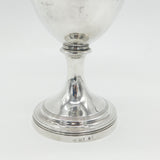 George III Sterling Silver Trophy Goblet Chalice Antique 1804 London