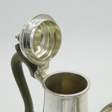 Elizabeth II Sterling Silver Collingwood Crest Coffee Pot Vintage 1966 London