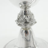 Reid & Sons Ltd Sterling Silver Celtic Pattern Pair of Candlesticks 1972 Vintage