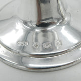 Reid & Sons Ltd Sterling Silver Celtic Pattern Pair of Candlesticks 1972 Vintage