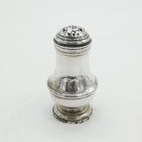 George I Sterling Silver Engraved Muffineer or Sugar Caster Antique 1725 London