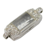 Platinum & 1ct Brilliant Cut Diamond Ladies Watch Case Antique c1920 Art Deco