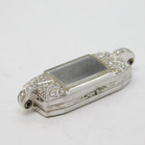 Platinum & 1ct Brilliant Cut Diamond Ladies Watch Case Antique c1920 Art Deco