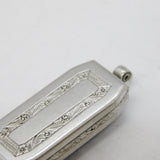 Platinum & 1ct Brilliant Cut Diamond Ladies Watch Case Antique c1920 Art Deco