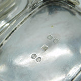 George III Pair of Sterling Silver Paw Foot Salt Cellars Antique 1810 London