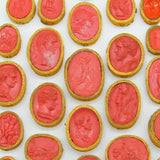 Grand Tour Regency Collection of Twenty-Five Mounted Classical Wax Cameos Antique c1830