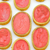 Grand Tour Regency Collection of Twenty-Five Mounted Classical Wax Cameos Antique c1830