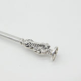Pair of Sterling Silver Seal Top 17th Century Style Apostle Spoons Antique 1918 Birmingham