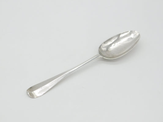 George I Britannia Silver Rat Tail Serving Spoon 1716 Antique London