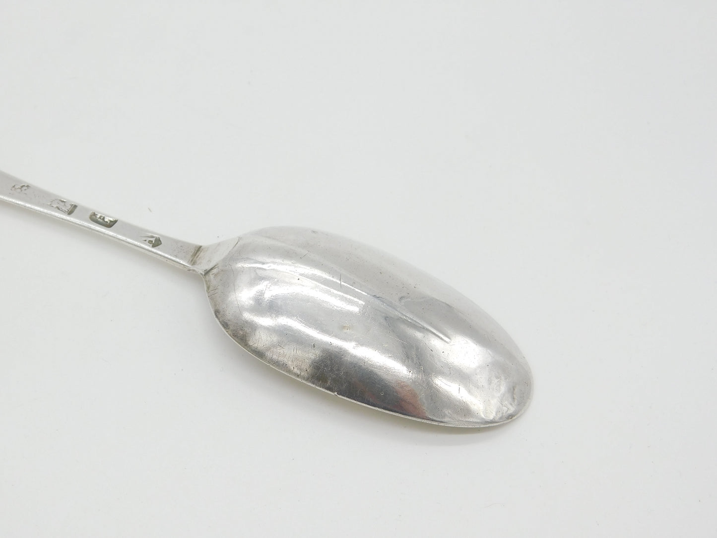 George I Britannia Silver Rat Tail Serving Spoon 1716 Antique London