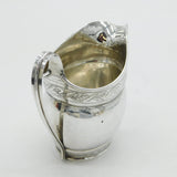 George III Newcastle Sterling Silver Bright Cut Cream Jug Antique c1790