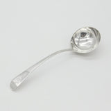 Georgian Sterling Silver Sauce Ladle Hand with Axe Crest 1790 London Antique