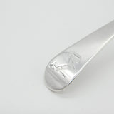 Georgian Sterling Silver Sauce Ladle Hand with Axe Crest 1790 London Antique