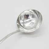 Georgian Sterling Silver Sauce Ladle Hand with Axe Crest 1790 London Antique