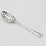 George II Sterling Silver Bird Crest Table Spoon Antique 1742 London John Luff