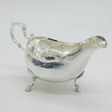 George III Irish Sterling Silver Gravy Boat Antique 1791 Dublin Matthew West