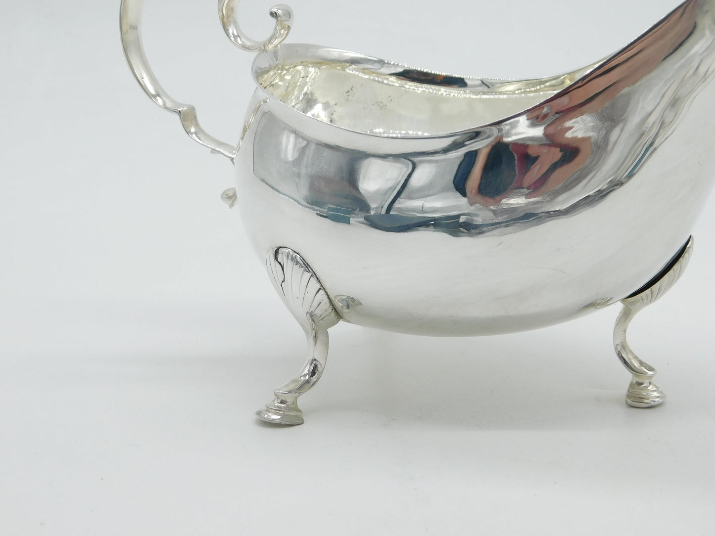 George III Irish Sterling Silver Gravy Boat Antique 1791 Dublin Matthew West