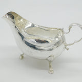 George III Irish Sterling Silver Gravy Boat Antique 1791 Dublin Matthew West