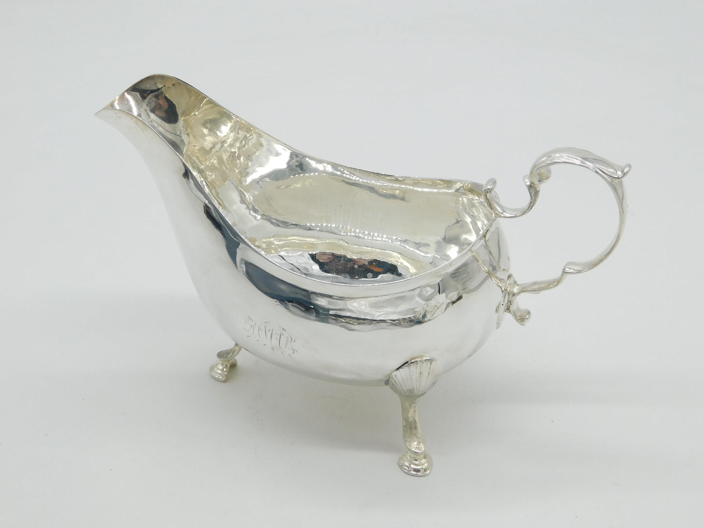 George III Irish Sterling Silver Gravy Boat Antique 1791 Dublin Matthew West