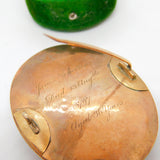 George III 9ct Rose Gold, Enamel, Mourning Brooch 'Jane Neitherton' Antique 1797