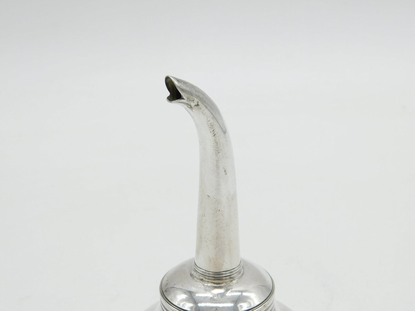 George III Sterling Silver Wine Funnel Strainer Antique 1795 London Solomon Hougham