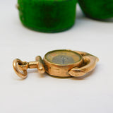 Victorian Scottish 9ct Gold, Bloodstone, Carnelian Agate Kilt Brooch Antique c1860