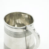 George III Sterling Silver Mourning Inscription Tankard Antique 1805 London