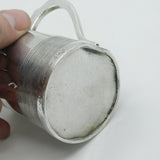 George III Sterling Silver Mourning Inscription Tankard Antique 1805 London