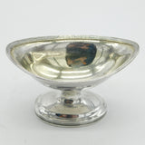 George III Sterling Silver Pedestal Form Salt Cellar Antique 1799 London