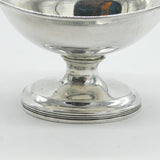 George III Sterling Silver Pedestal Form Salt Cellar Antique 1799 London