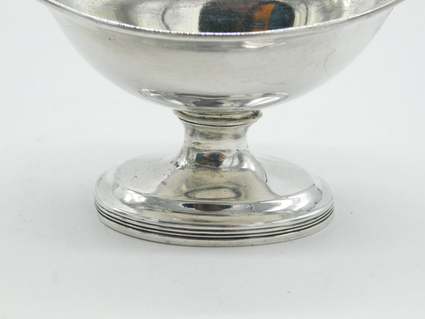 George III Sterling Silver Pedestal Form Salt Cellar Antique 1799 London