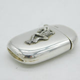 Victorian Sterling Novelty Frog Vesta Case Antique 1899 Chester