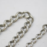 Edwardian Sterling Silver Graduating Albert Watch Chain Antique 1903 Birmingham