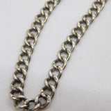 Edwardian Sterling Silver Double Albert Watch Chain Antique 1909 Chester