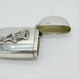 Victorian Sterling Novelty Frog Vesta Case Antique 1899 Chester
