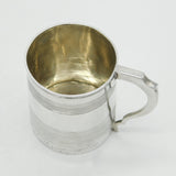 George III Sterling Silver Mourning Inscription Tankard Antique 1805 London