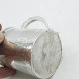 George III Sterling Silver Mourning Inscription Tankard Antique 1805 London