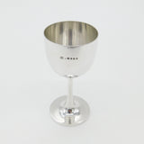 Victorian Sterling Silver Minimal Wine Chalice Goblet Antique 1876 London