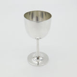 Victorian Sterling Silver Minimal Wine Chalice Goblet Antique 1876 London